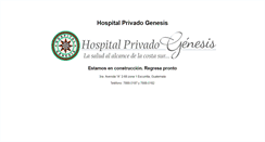 Desktop Screenshot of hospitalprivadogenesis.com